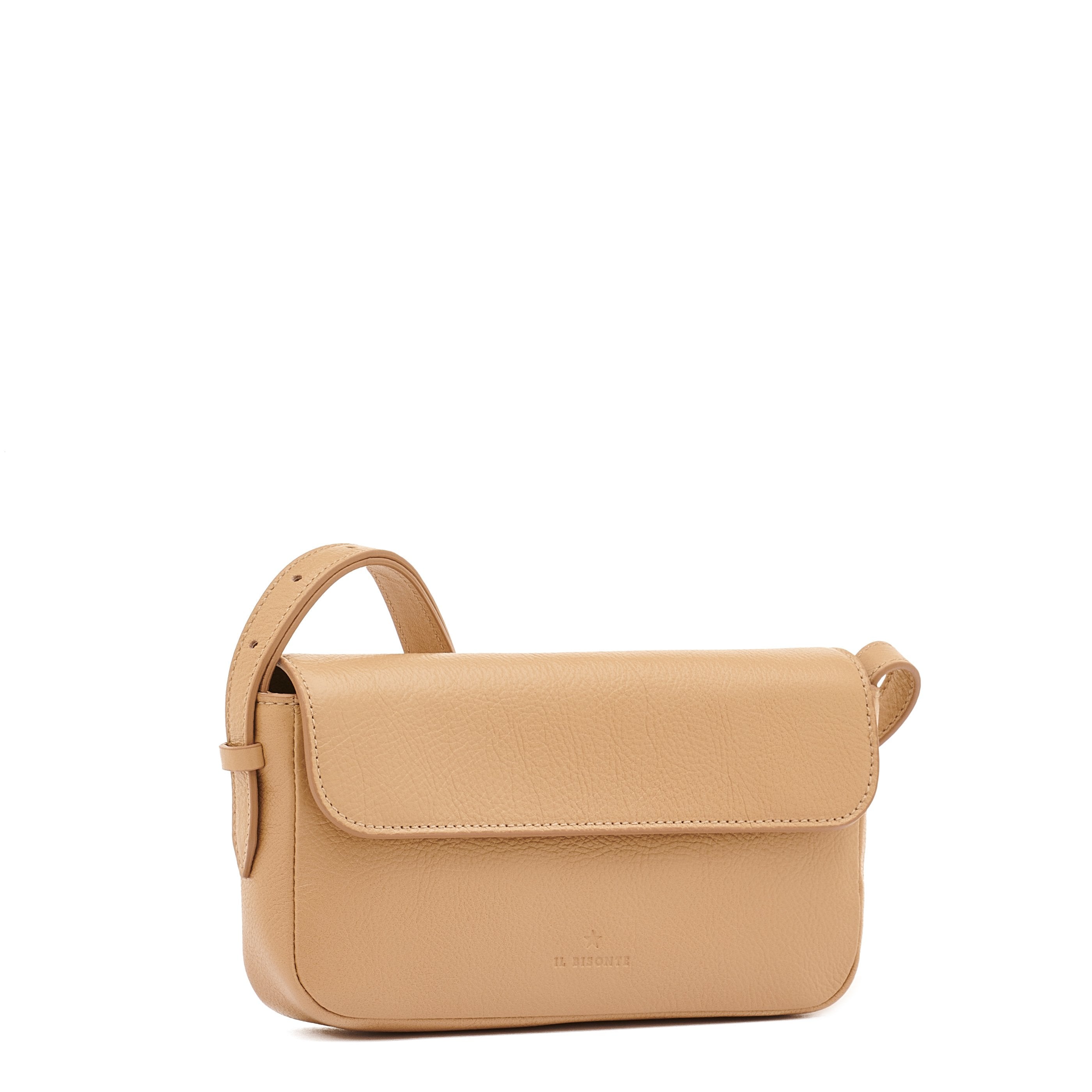 Studio | Sac bandouliere pour femme en cuir couleur cafè au lait