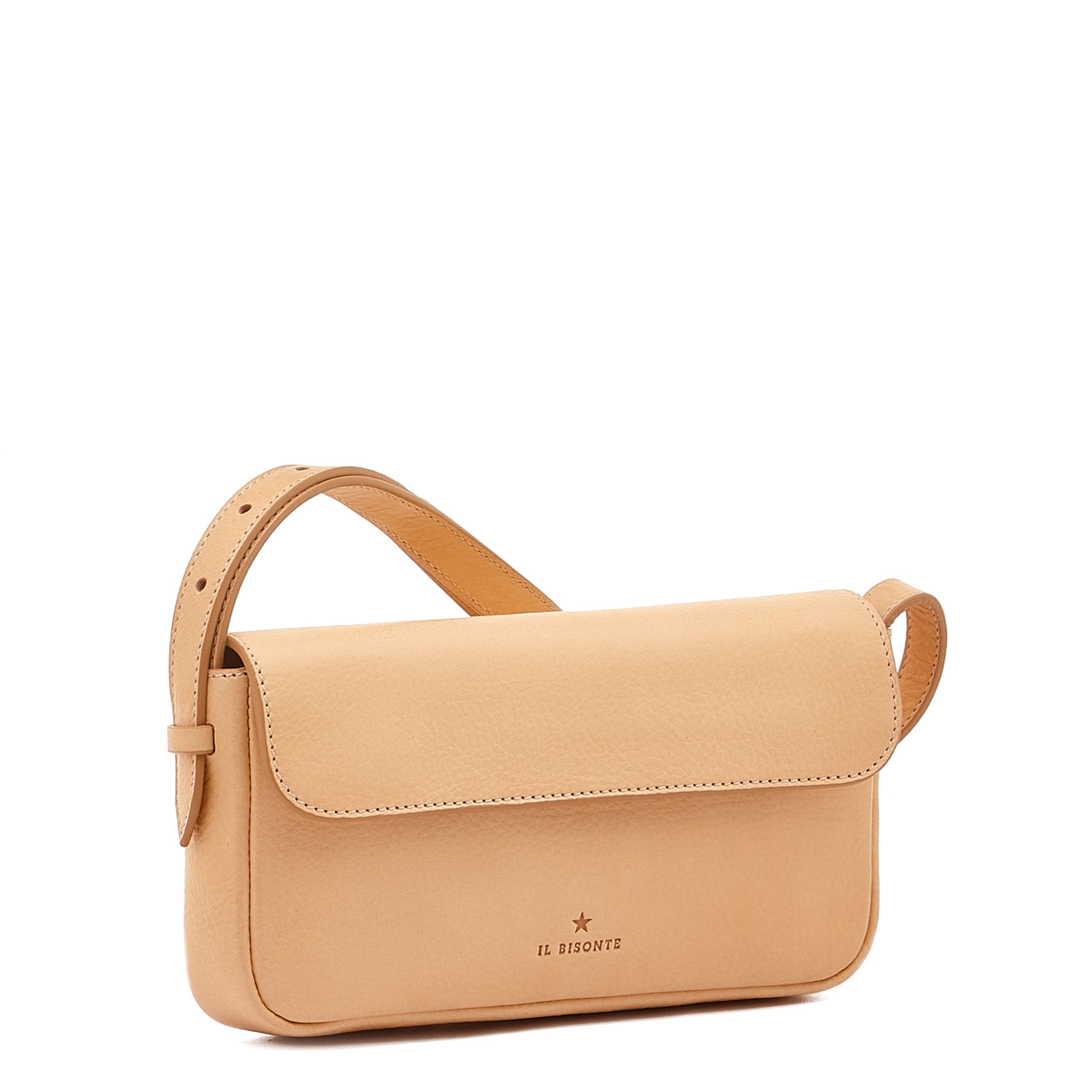 Studio | Women's crossbody bag in leather color natural