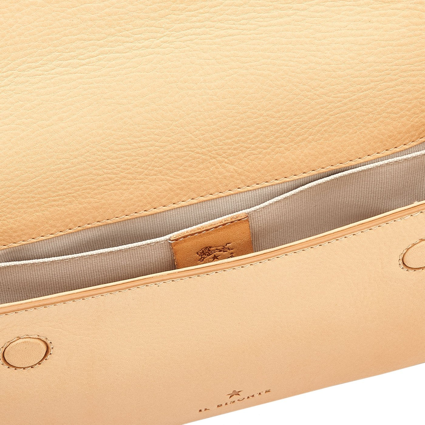 Studio | Women's crossbody bag in leather color natural