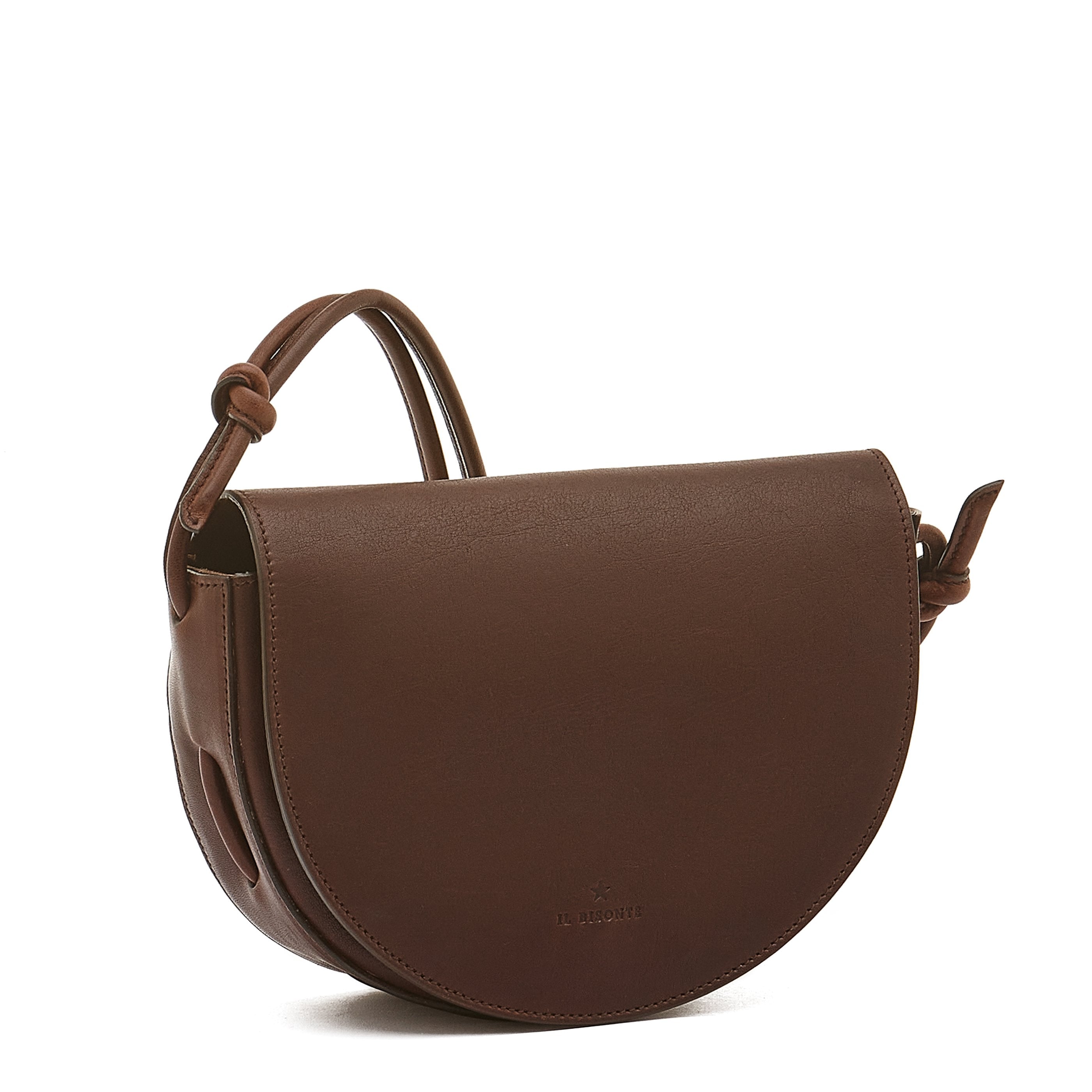 Snodo | Women's crossbody bag in vintage leather color coffee