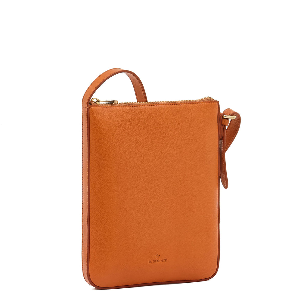 Modulo | Women's crossbody bag in leather color caramel