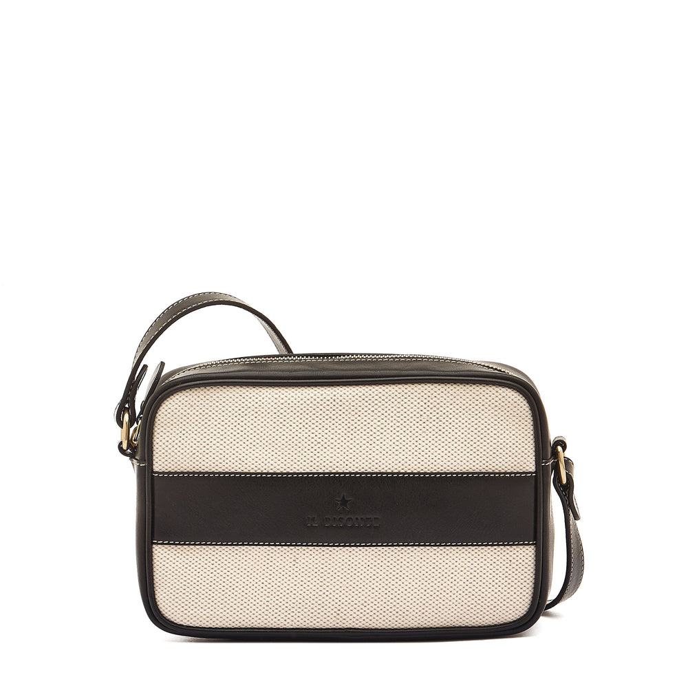 Marini | Women's crossbody bag in fabric color natural / black