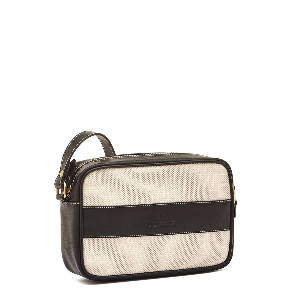 Marini | Women's crossbody bag in fabric color natural / black