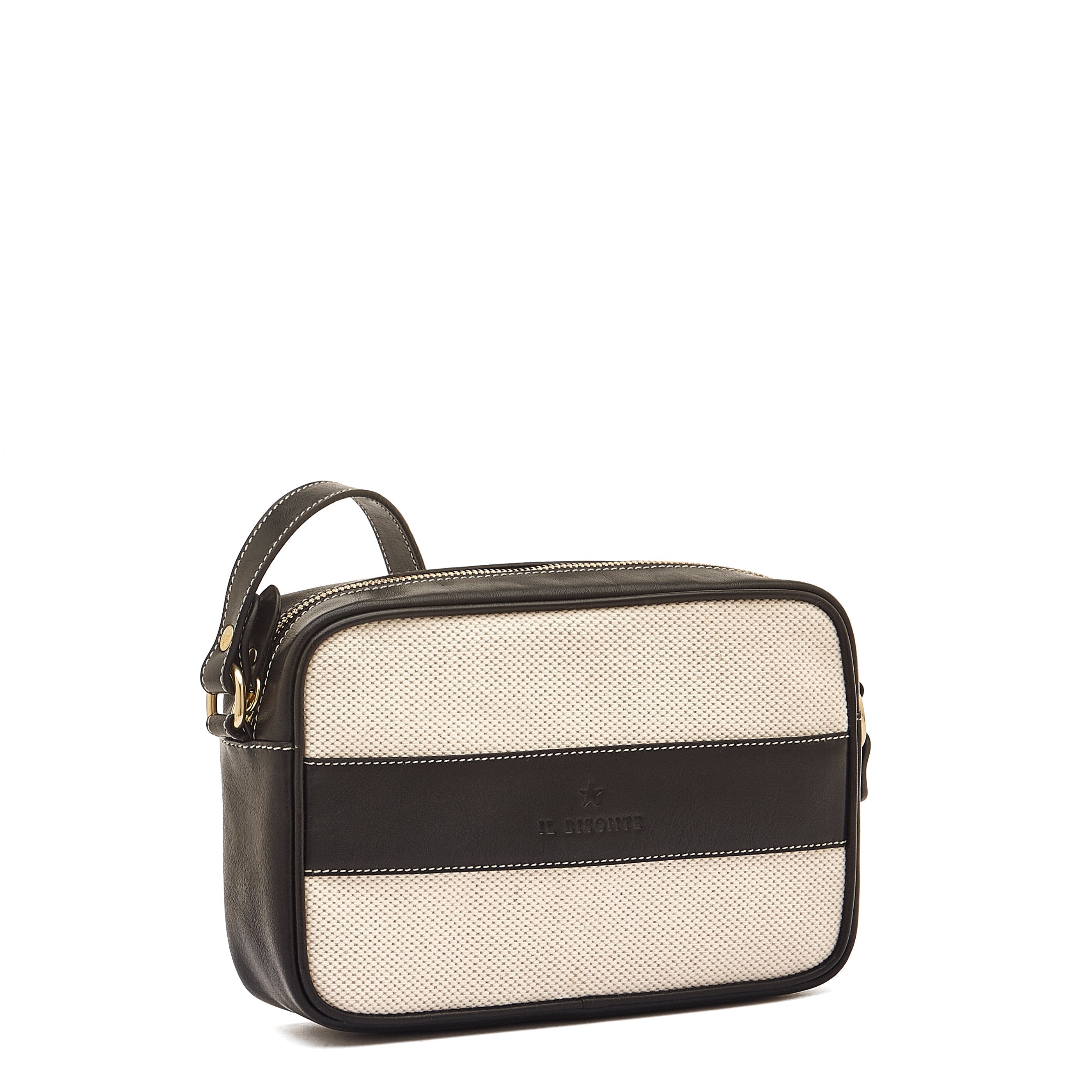 Marini | Women's crossbody bag in fabric color natural / black