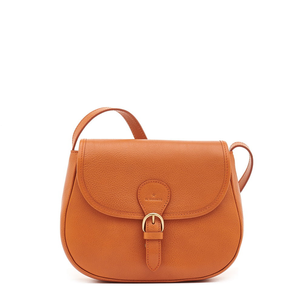 Novecento | Sac bandouliere pour femme en cuir couleur caramel