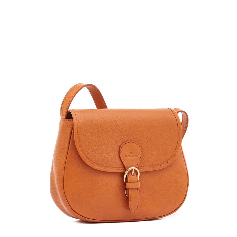 Novecento | Sac bandouliere pour femme en cuir couleur caramel