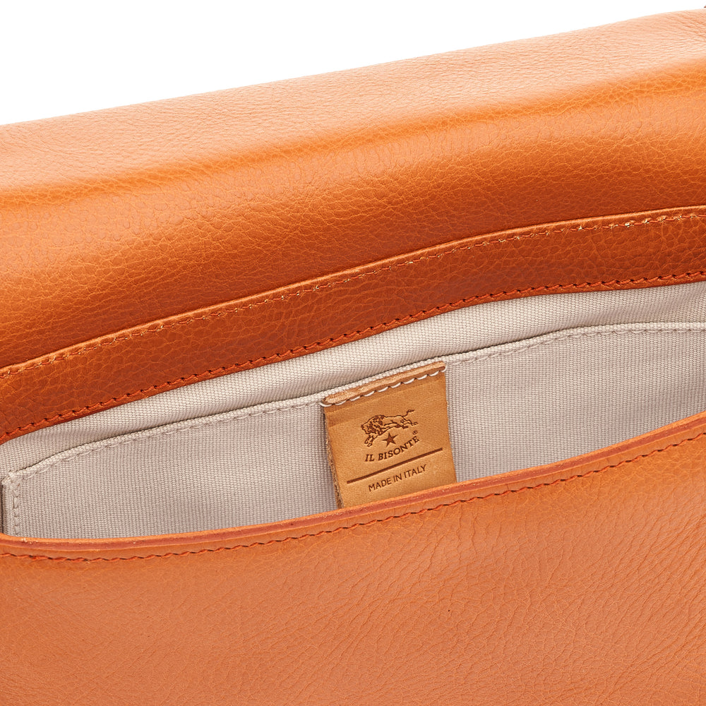 Novecento | Sac bandouliere pour femme en cuir couleur caramel