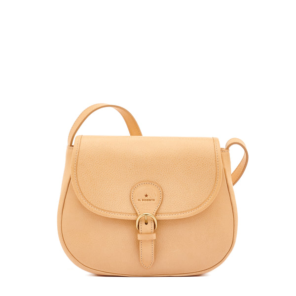 Modulo | Women's crossbody bag in leather color caramel – Il Bisonte