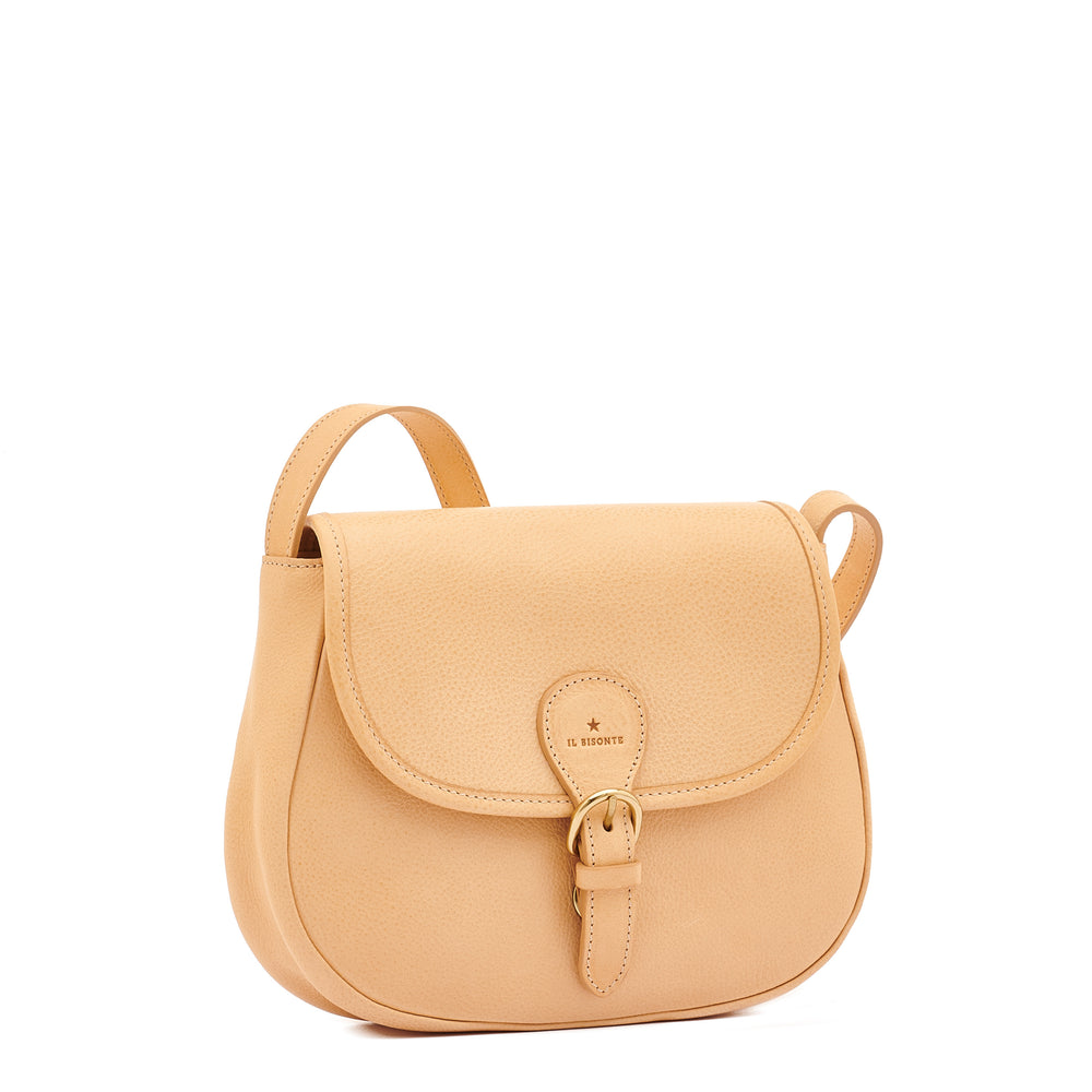 Novecento | Women's crossbody bag in leather color natural