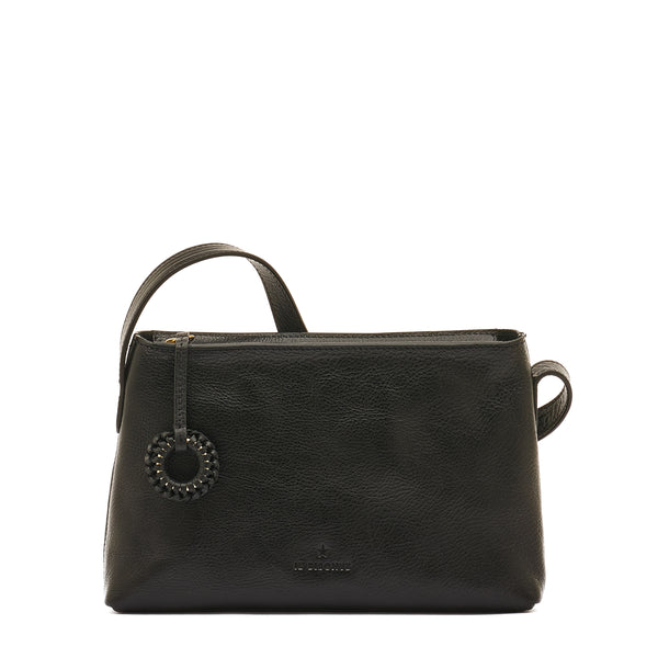 Tessa | Women's crossbody bag in leather color black