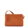 Tessa | Women's crossbody bag in leather color caramel