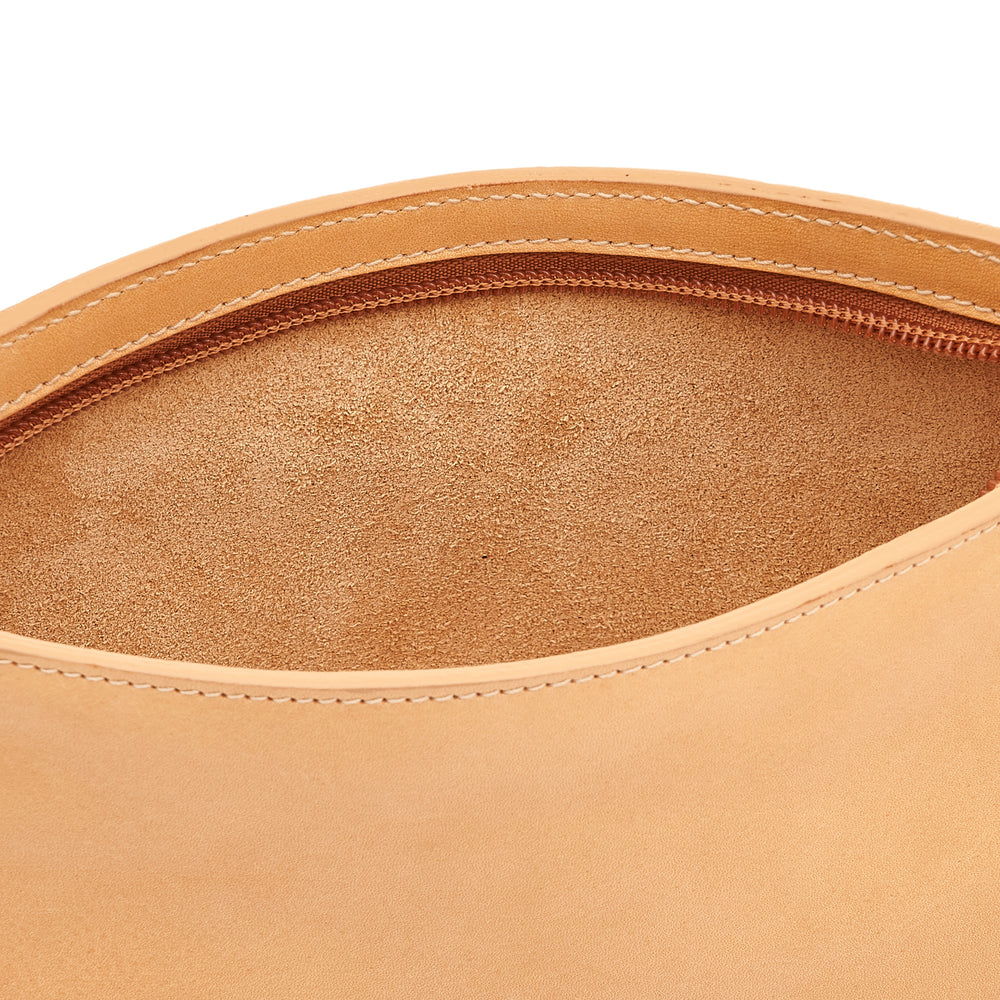 Tessa | Women's crossbody bag in leather color natural