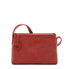 Tessa | Women's crossbody bag in leather color red