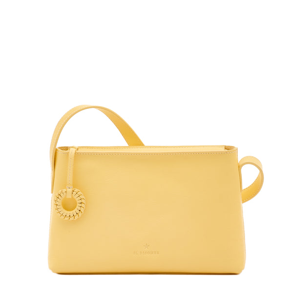 Tessa | Sac bandouliere pour femme en cuir couleur vanille