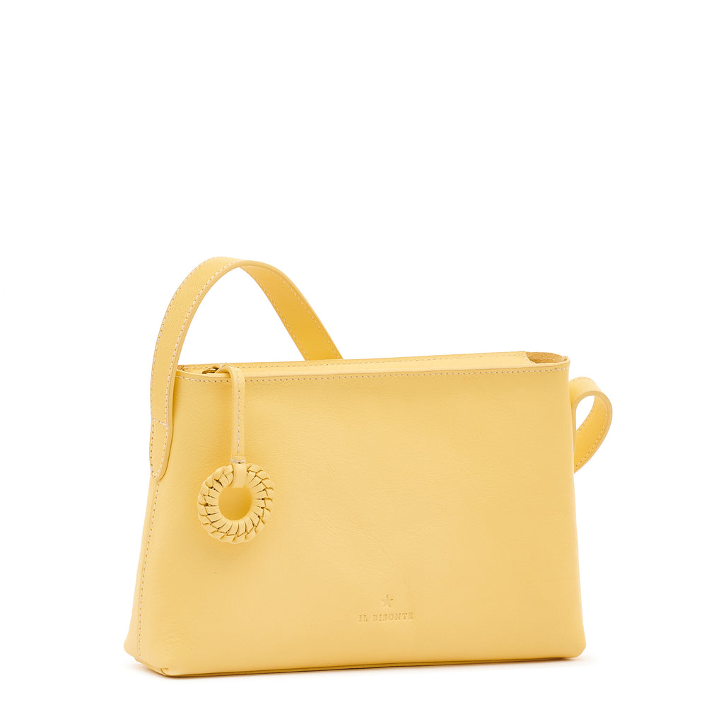 Tessa | Sac bandouliere pour femme en cuir couleur vanille