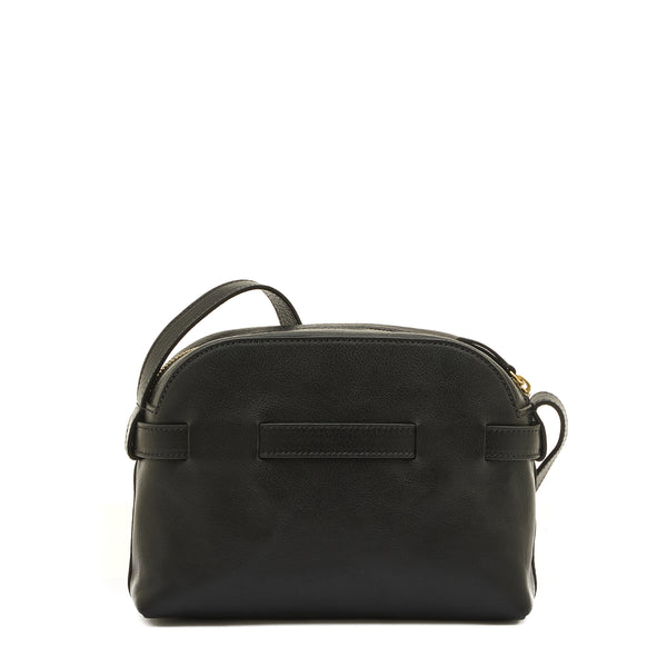 Elisa | Women's crossbody bag in leather color black