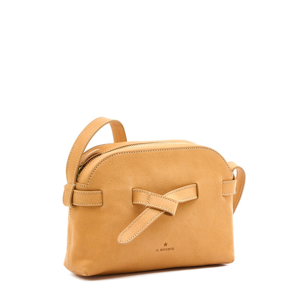 Elisa | Sac bandouliere pour femme en cuir couleur naturel