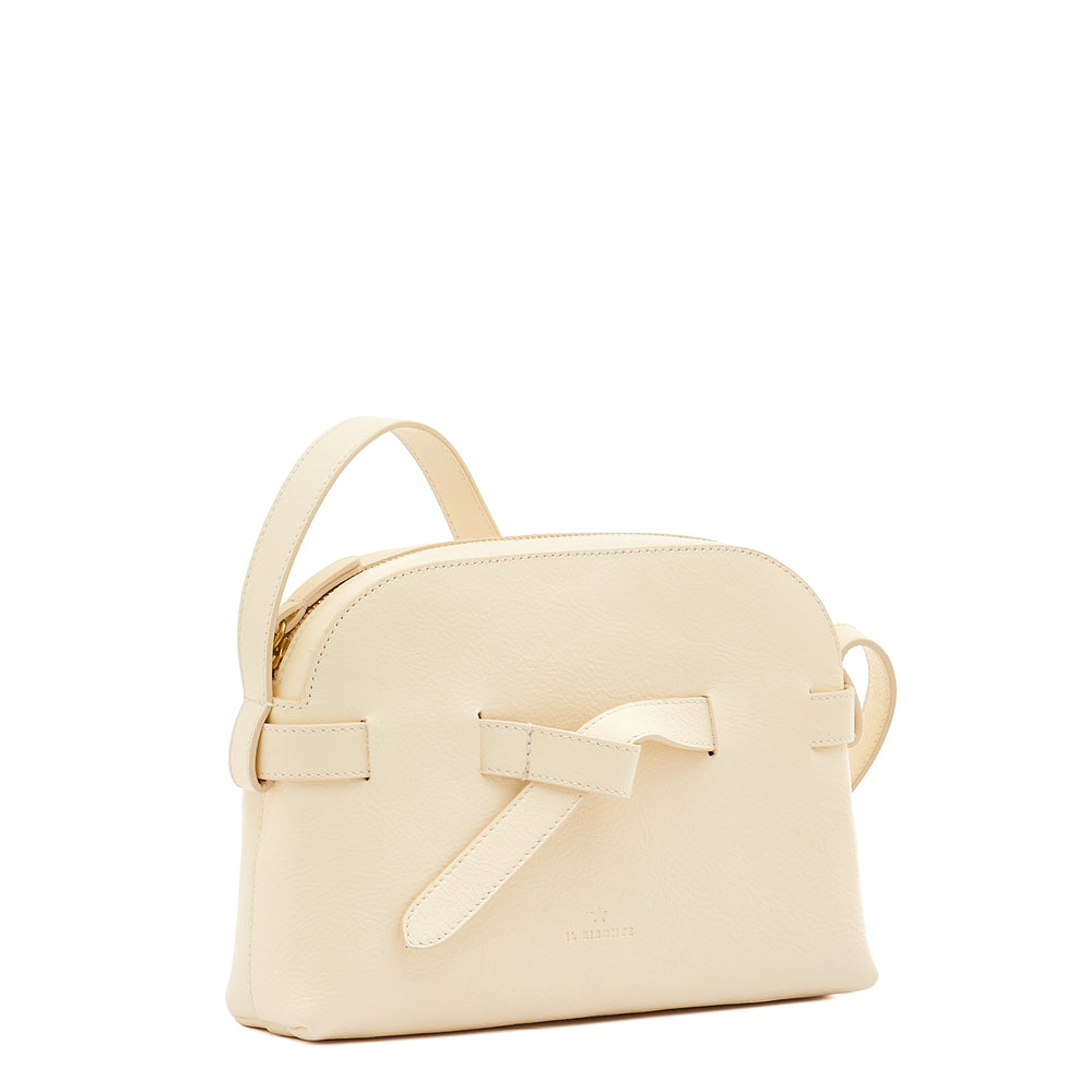 Elisa | Sac bandouliere pour femme en cuir couleur blanc