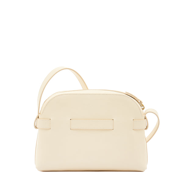 Elisa | Women's crossbody bag in leather color white