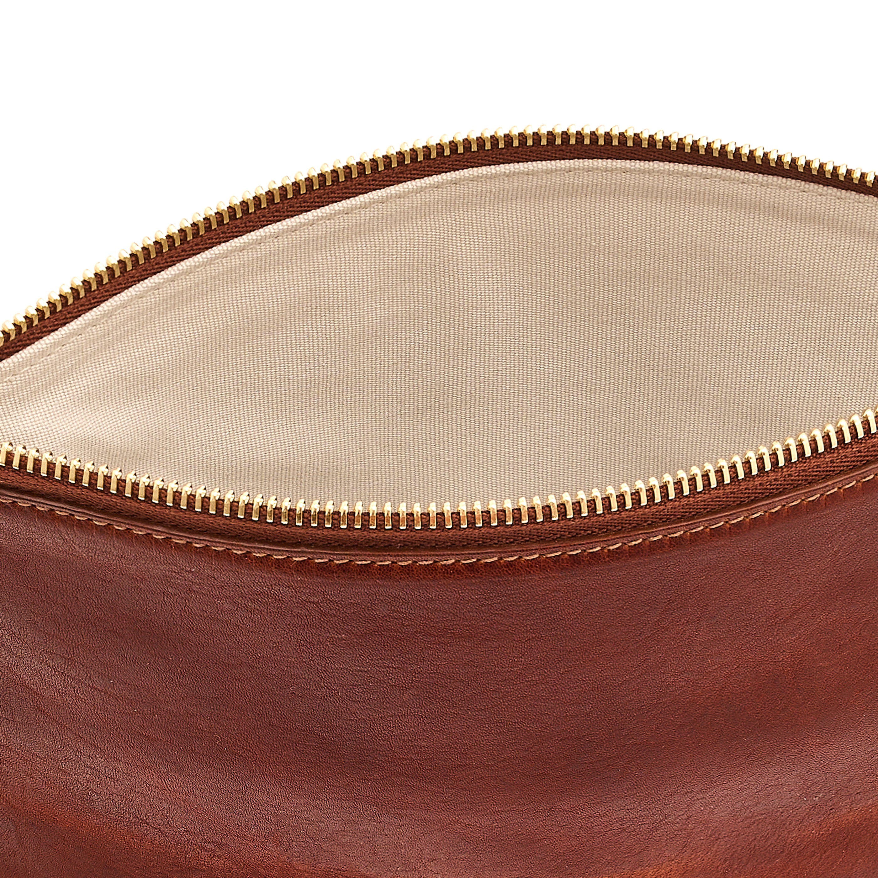 Anna | Women's crossbody bag in vintage leather color sepia