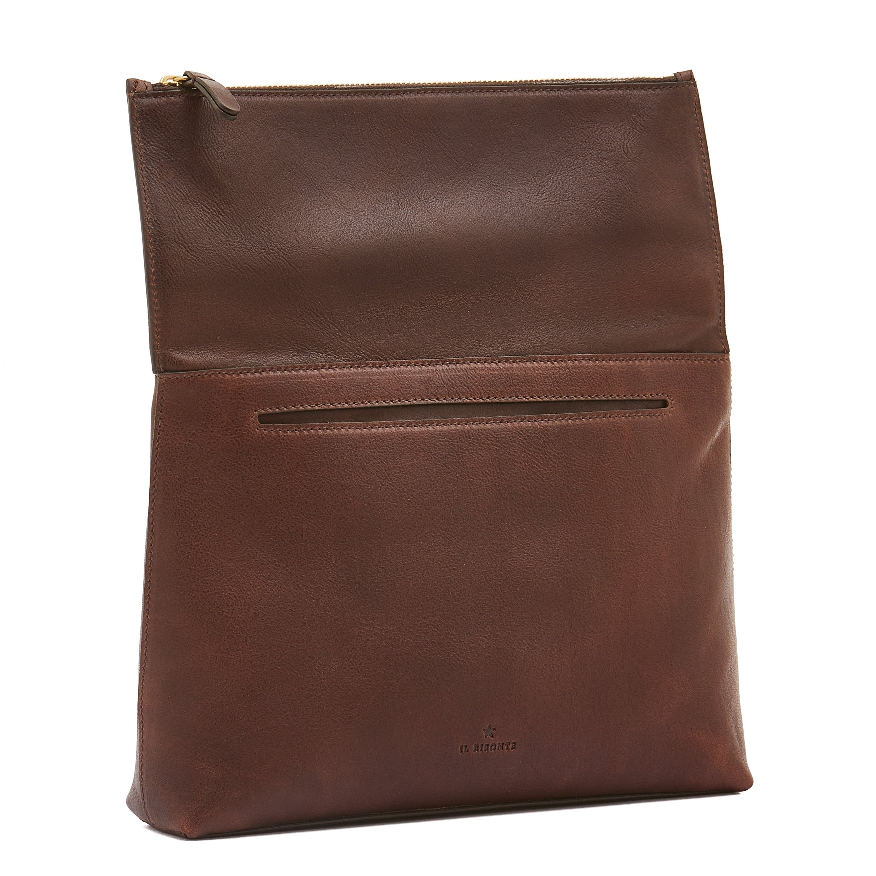 Anna | Borsa a tracolla da donna in pelle invecchiata colore caffè