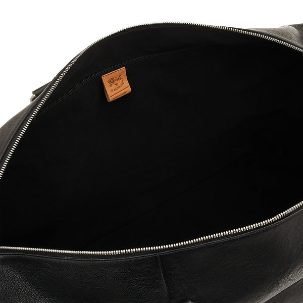 Oriuolo | Borsa da viaggio da uomo in pelle invecchiata colore nero