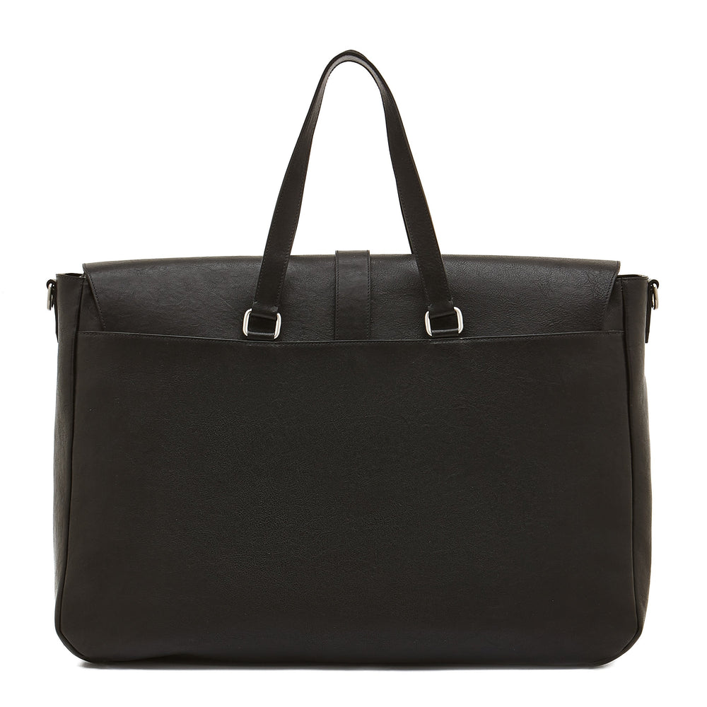 Belfiore | Men's travel bag in vintage leather color black