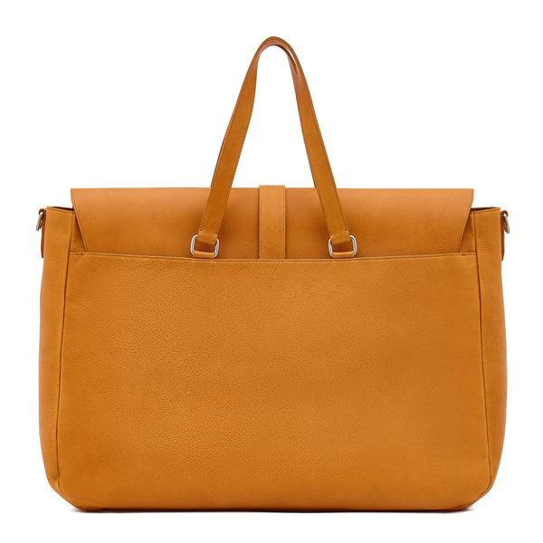 Belfiore | Sac voyage pour homme en cuir vintage couleur naturel