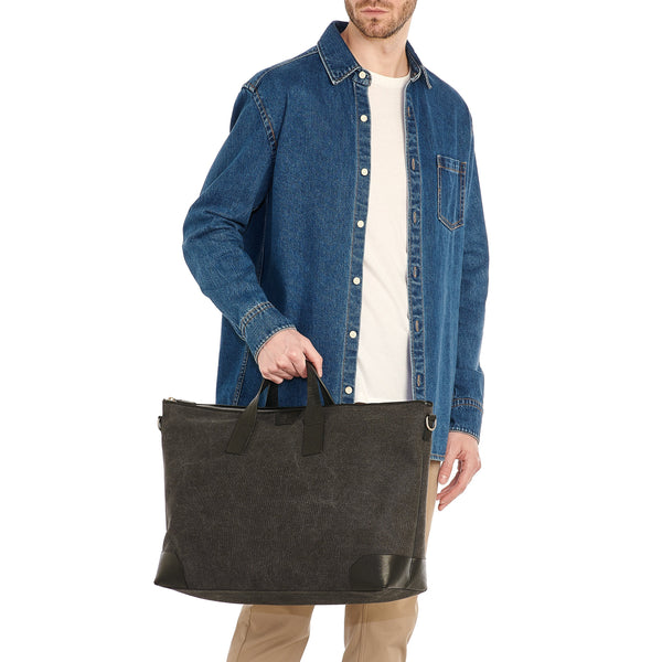 Jacopo | Borsa da viaggio da uomo  colore nero