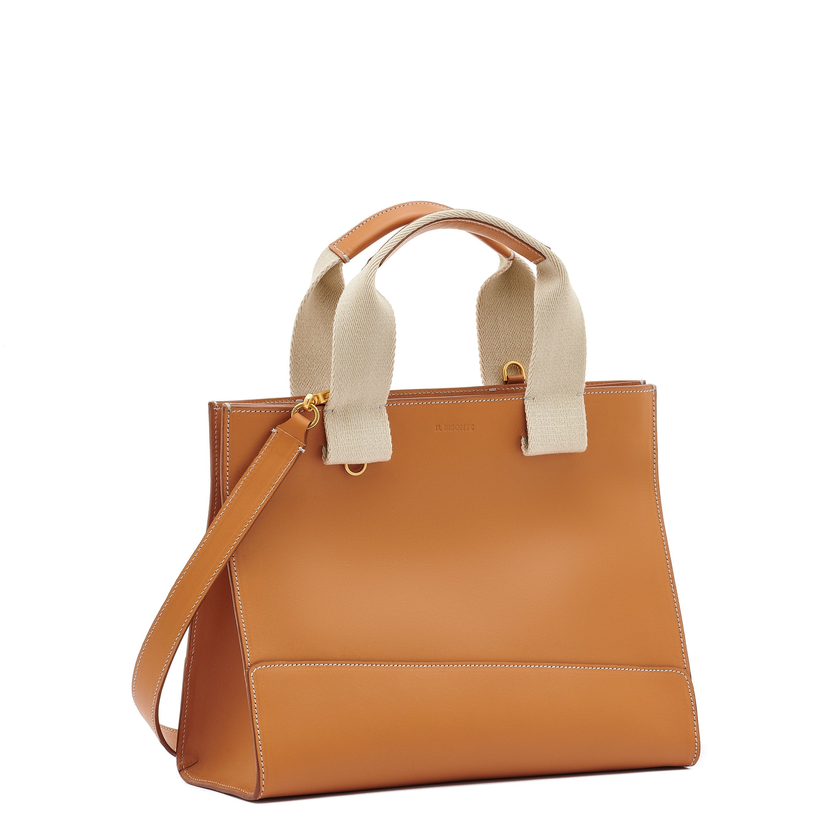 Sole Medium | Women's handbag in leather color natural