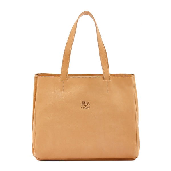 Opale | Sac a main pour femme en cuir couleur naturel