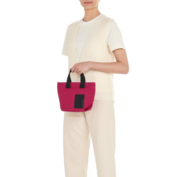 Robur | Women's handbag in fabric color cherry