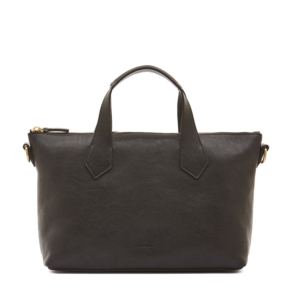 Le laudi | Women's handbag in vintage leather color black