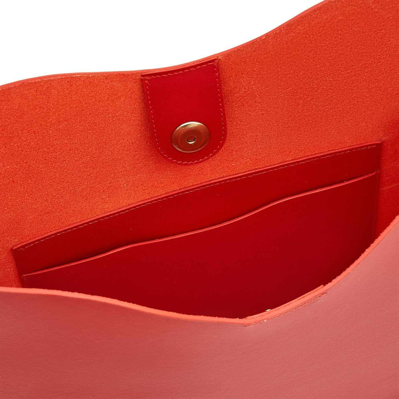 Roseto | Women's hobo in leather color bright red