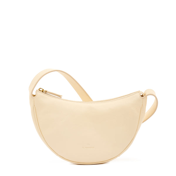 Oliveta | Hobo pour femme en cuir couleur blanc