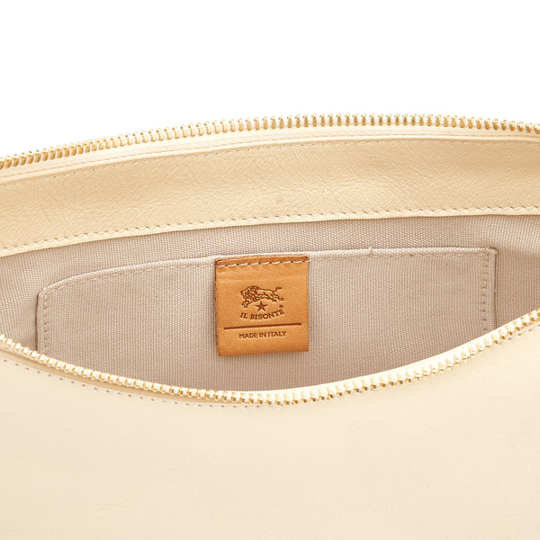 Oliveta | Women's hobo in leather color white