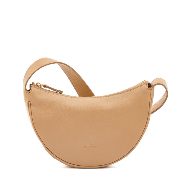 Oliveta | Hobo da donna in pelle colore caffè latte