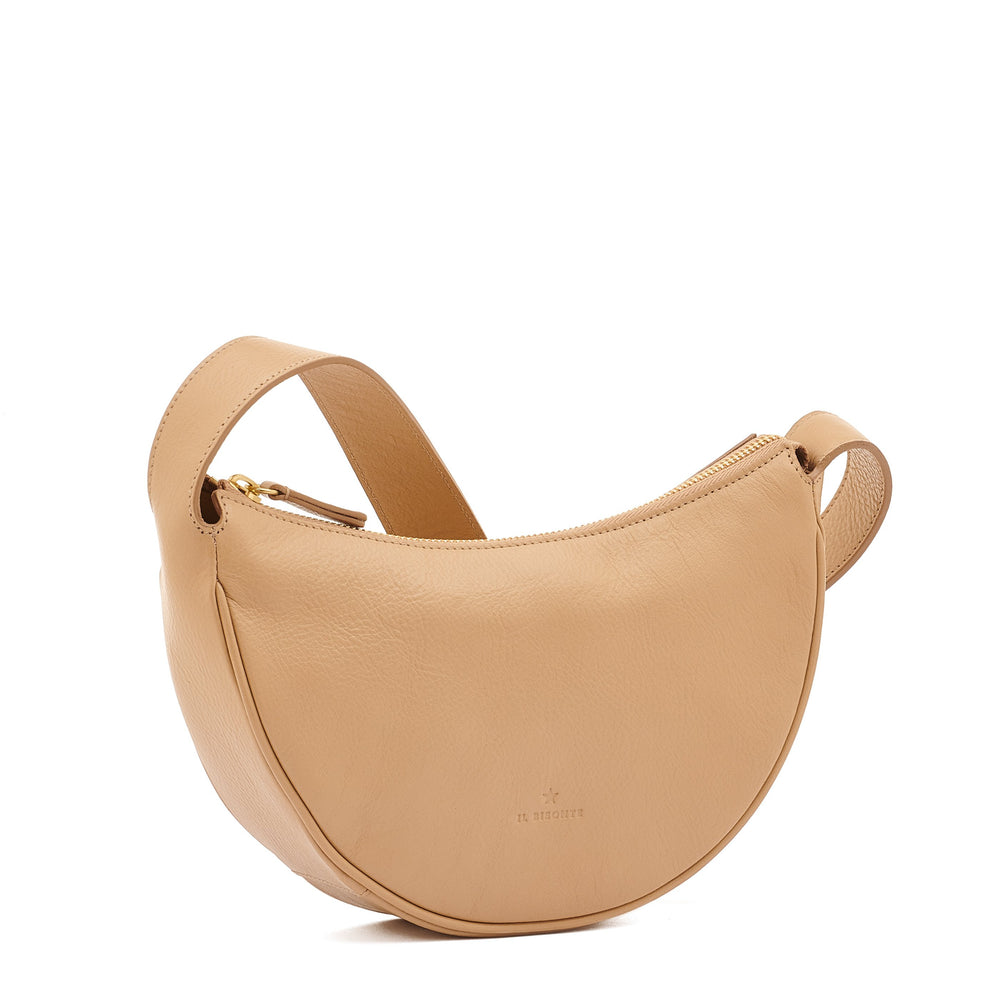 Oliveta | Hobo da donna in pelle colore caffè latte