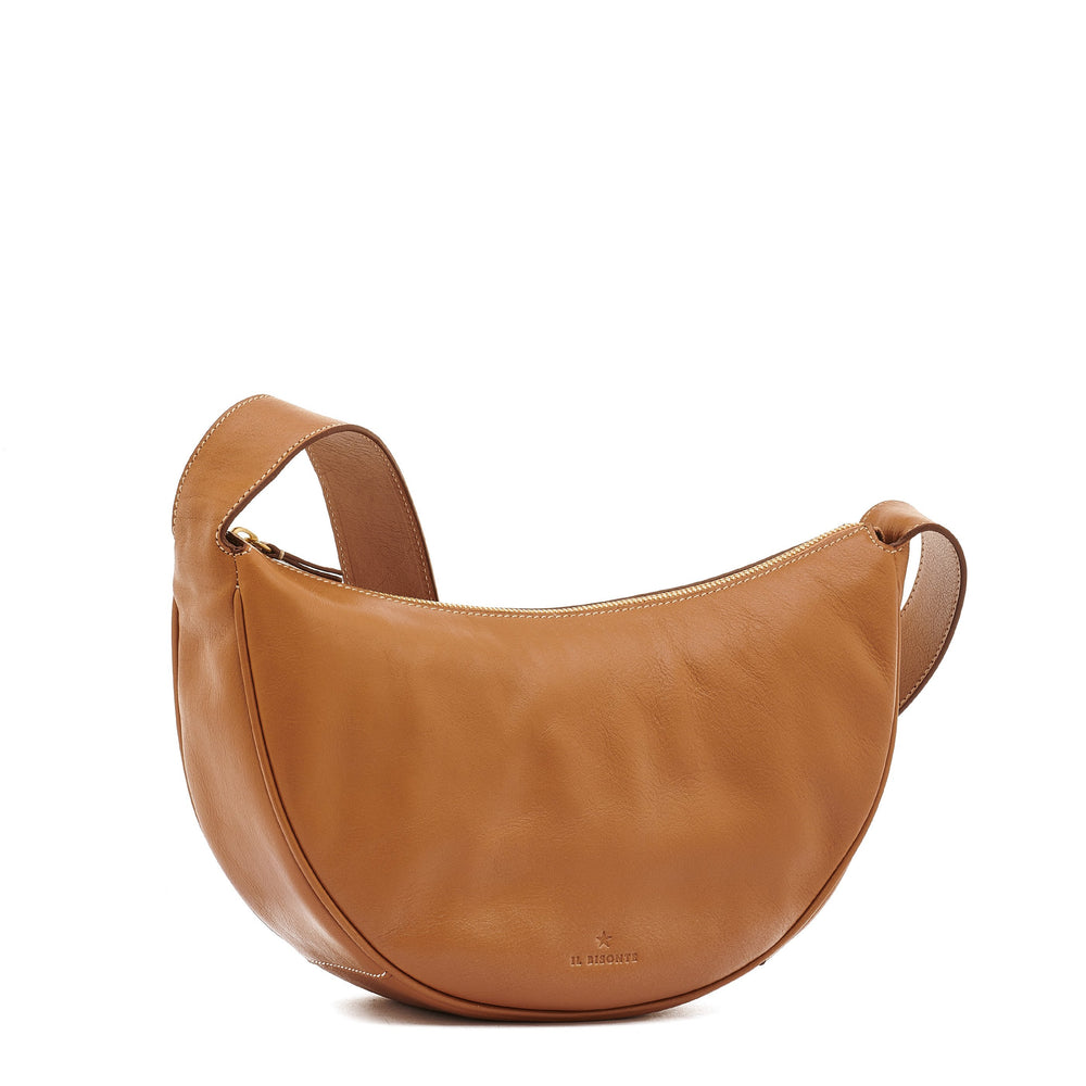 Oliveta | Hobo da donna in pelle colore gianduia