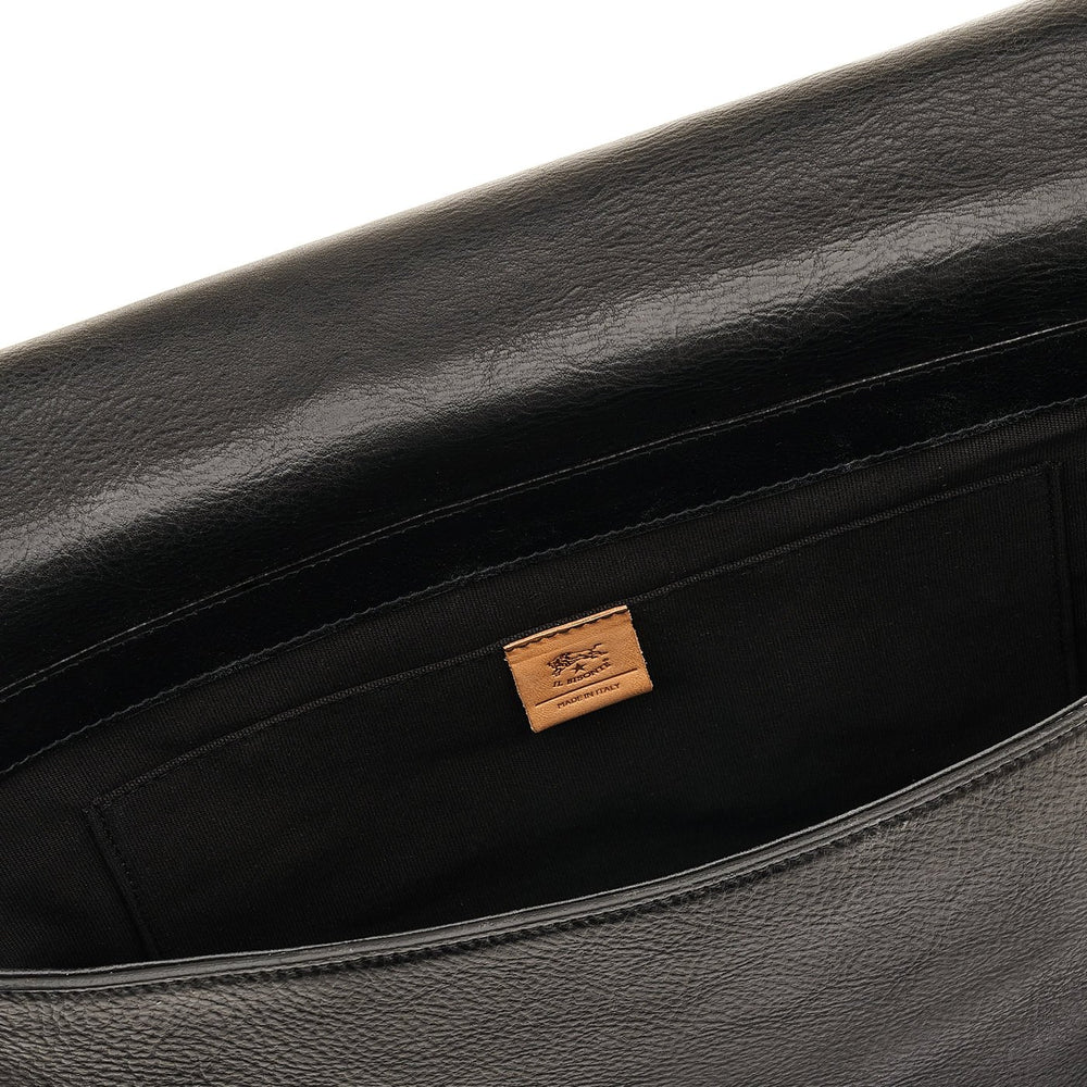 Novecento | Messenger da donna in pelle colore nero