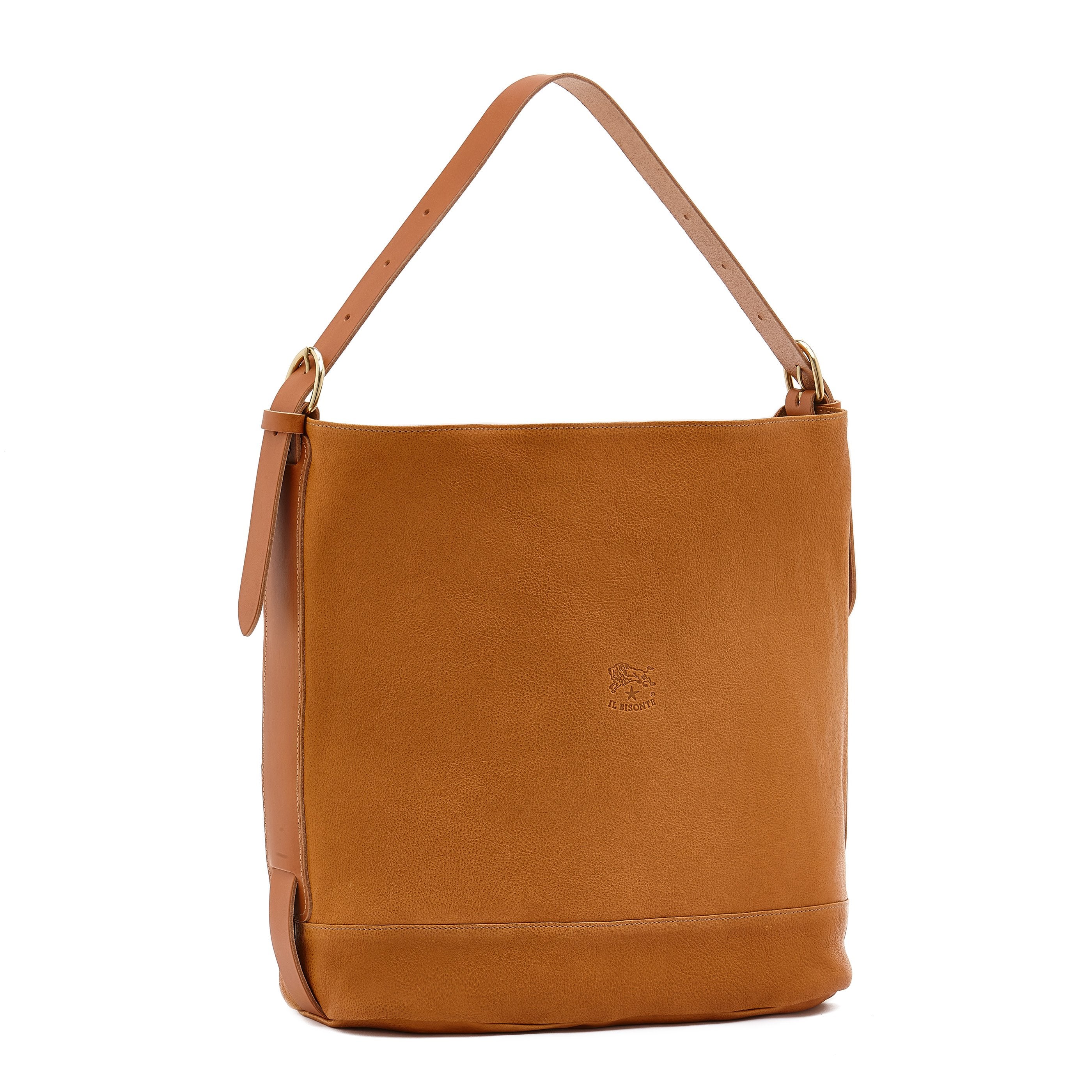 Fausta Medium | Women's crossbody bag in leather color caramel – Il Bisonte