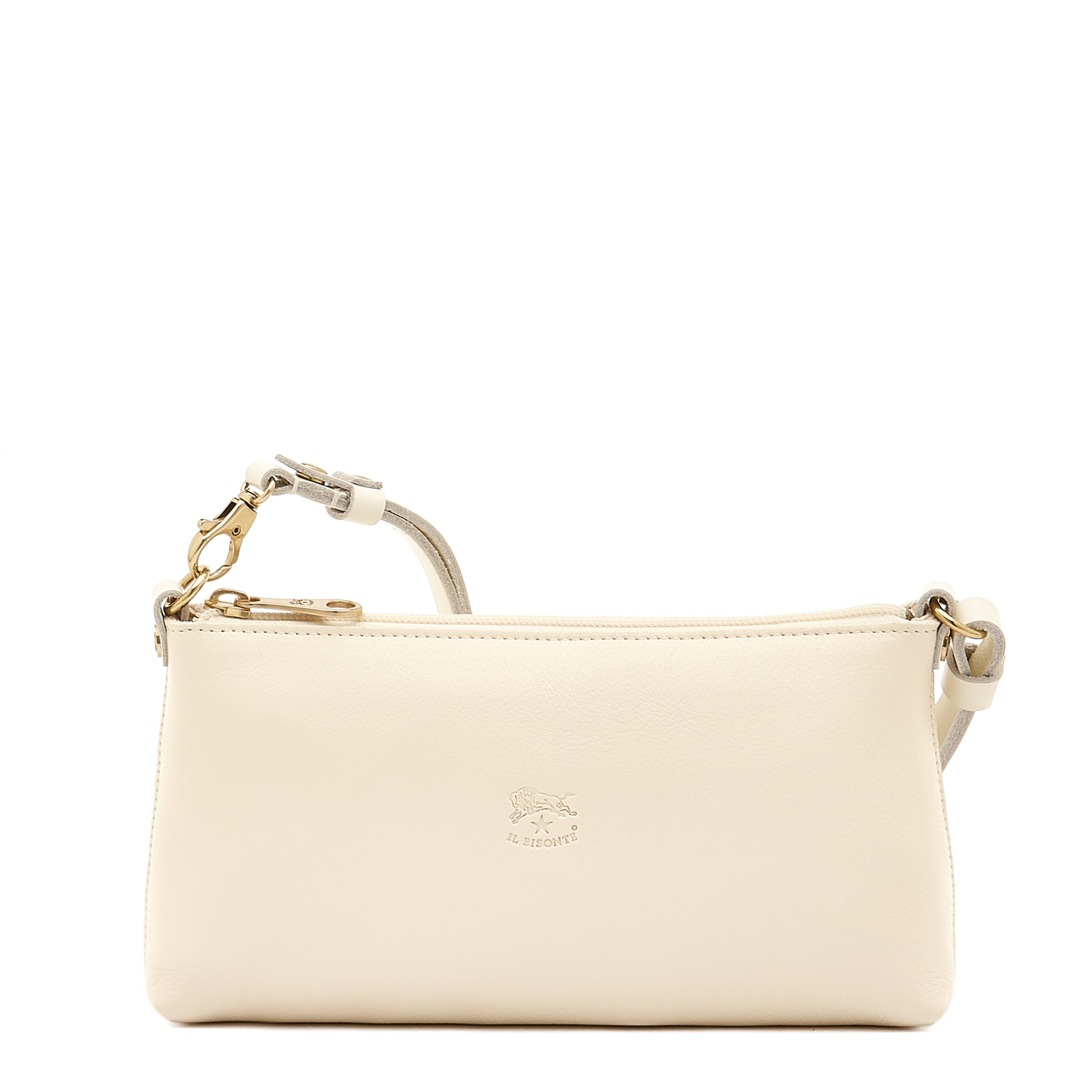 Salina | Women's shoulder bag in leather color milk