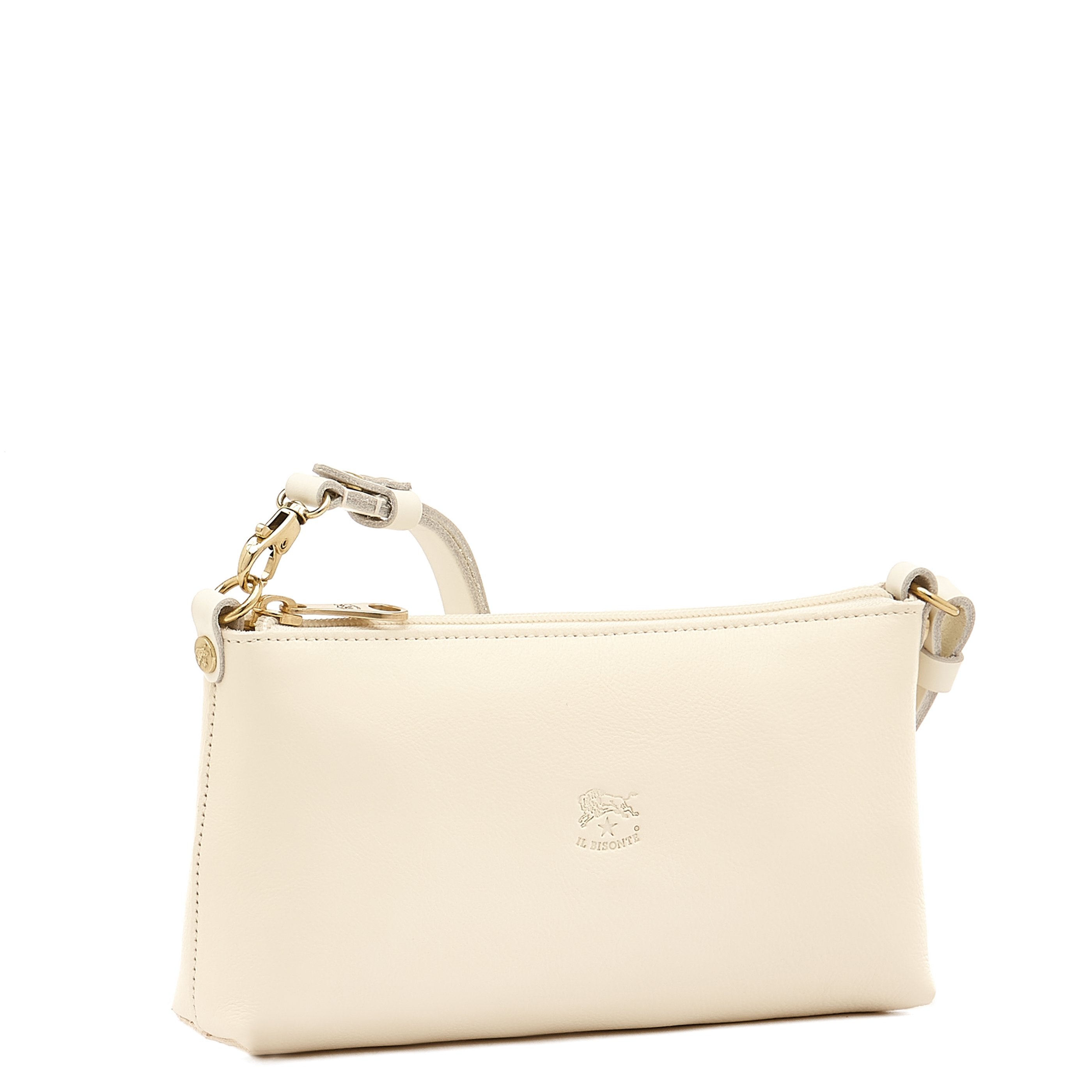 Salina | Women's shoulder bag in leather color milk