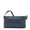 Salina | Women's shoulder bag in leather color blue