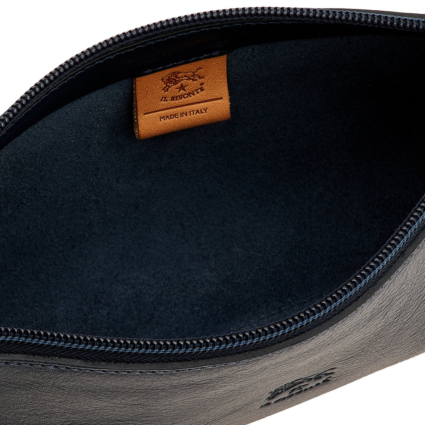 Salina | Women's shoulder bag in leather color blue