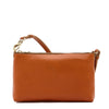 Salina | Sac epaule pour femme en cuir couleur caramel