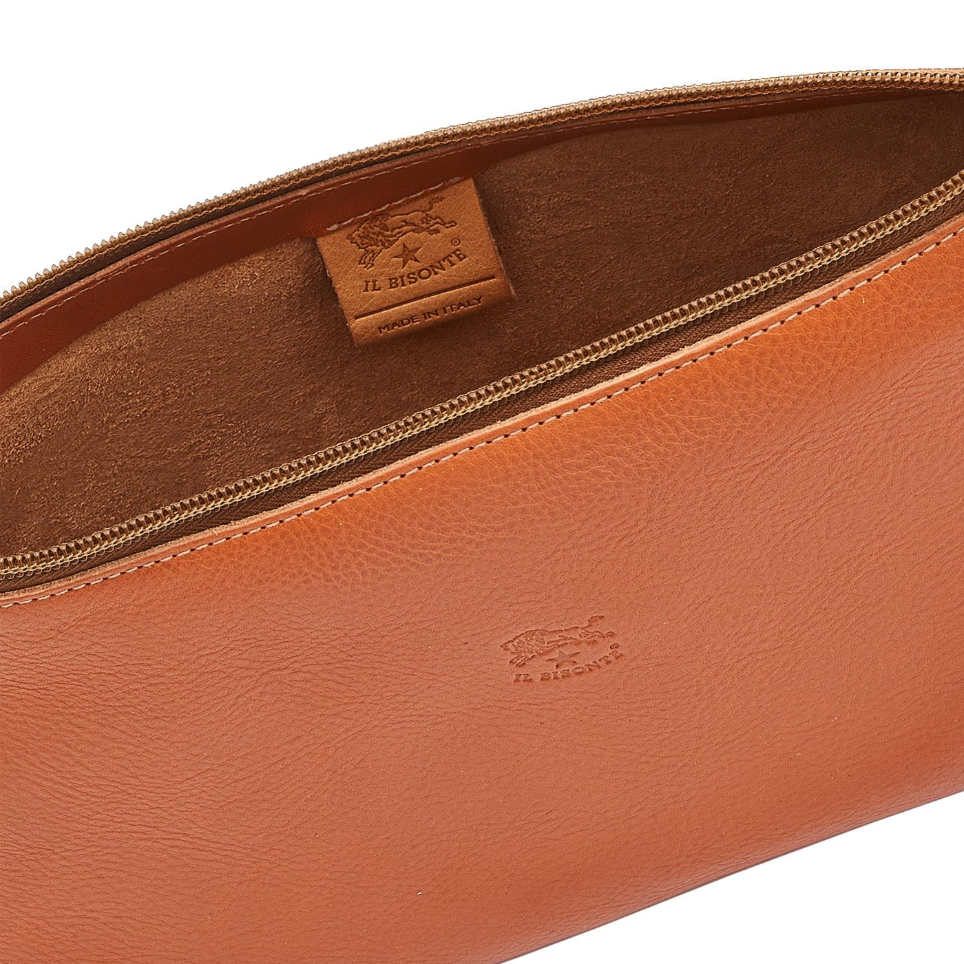 Salina | Women's shoulder bag in leather color caramel