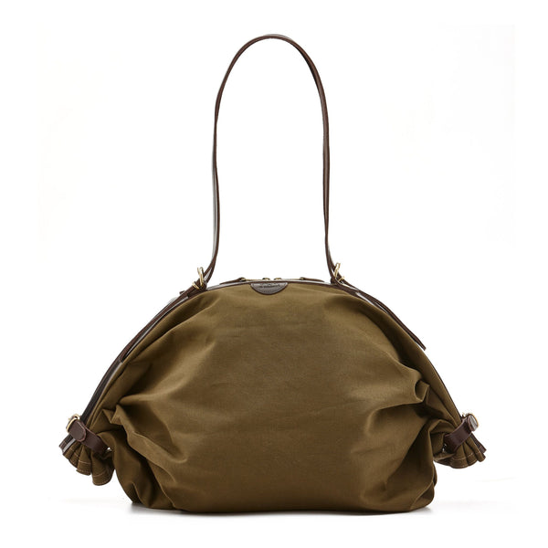 Caramella  | Women's shoulder bag in fabric color green