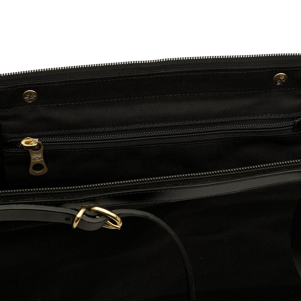 Caramella  | Women's shoulder bag in fabric color black/black