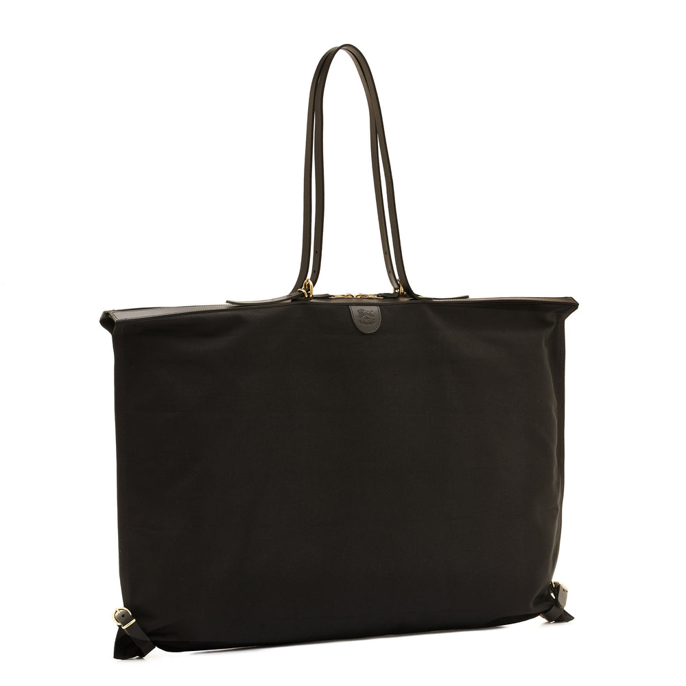 Caramella  | Women's shoulder bag in fabric color black/black